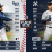 Tampa Bay Rays vs New York Yankees match player stats