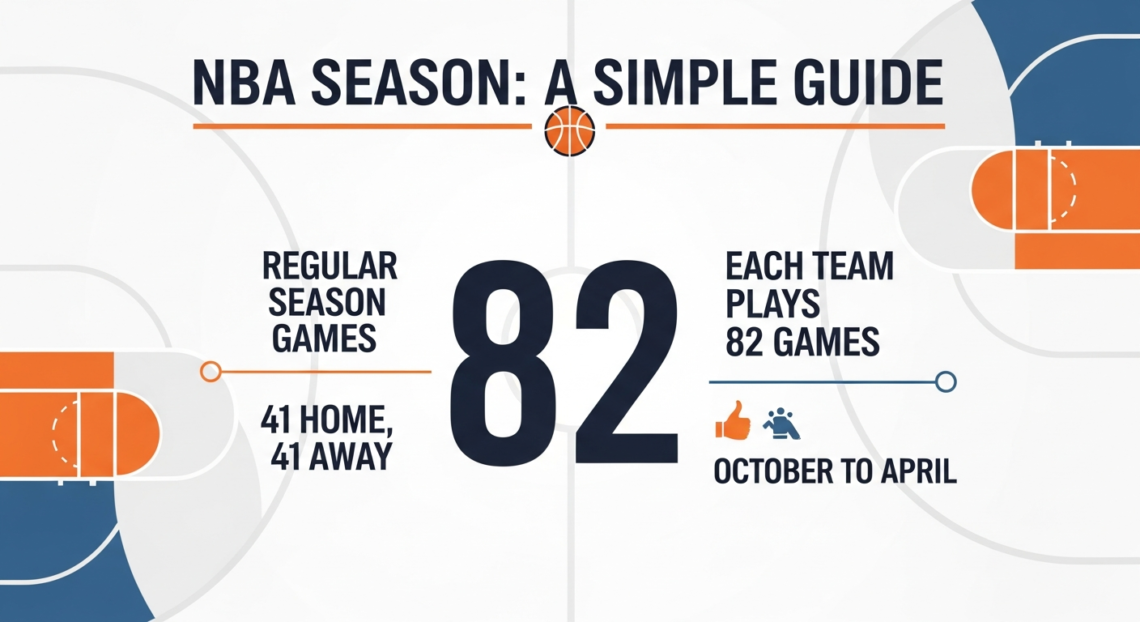 how many games in an NBA season