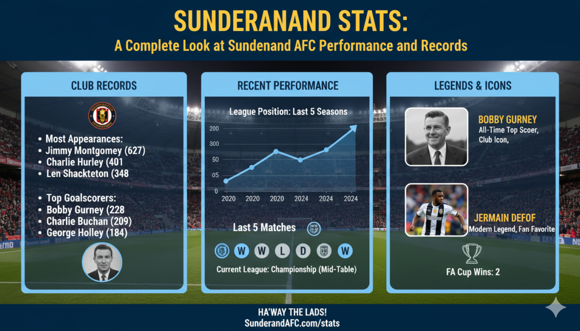 Sunderland stats