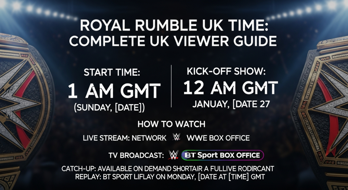 Royal Rumble UK Time