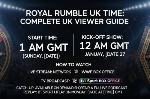 Royal Rumble UK Time